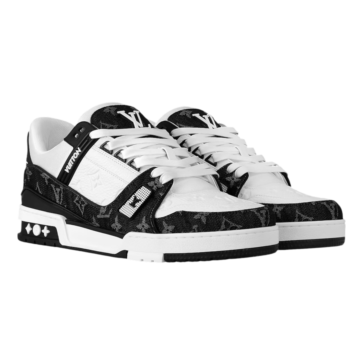 Louis Vuitton Trainer “Denim Noir” ‘White/Black’