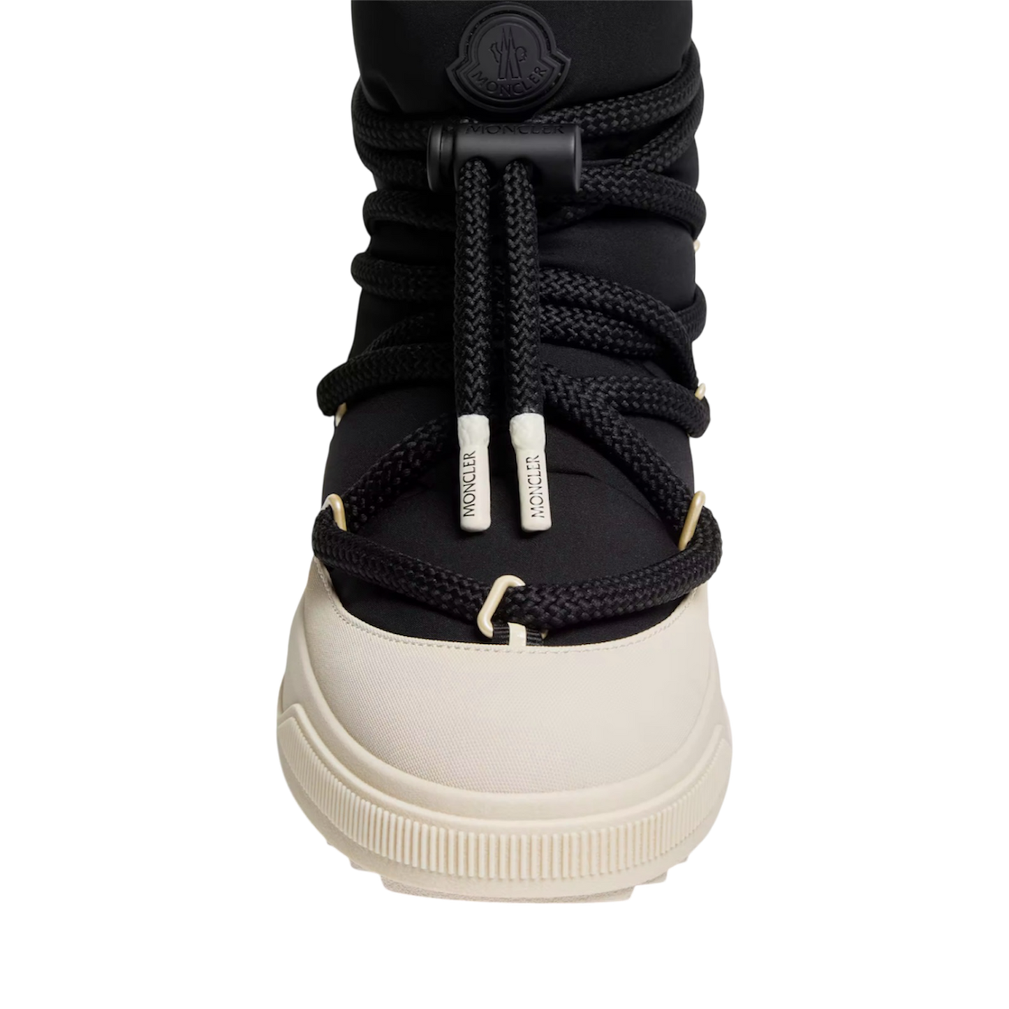 MONCLER Monpulse padded shell ankle boots ‘Black/White’